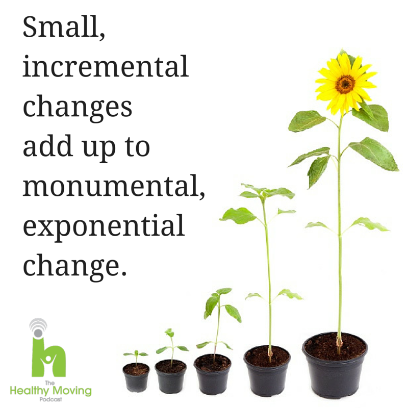 Small incremental changes add up to monumental, exponential change